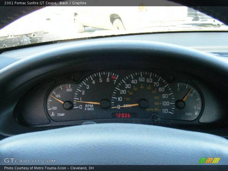 Black / Graphite 2001 Pontiac Sunfire GT Coupe