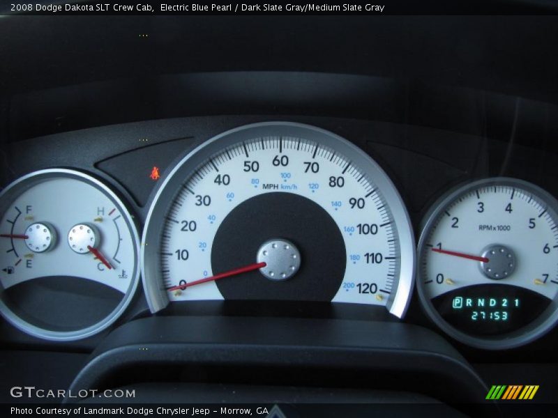  2008 Dakota SLT Crew Cab SLT Crew Cab Gauges