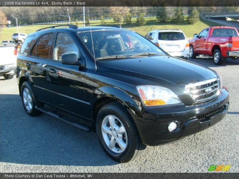 Ebony Black / Black 2008 Kia Sorento LX 4x4