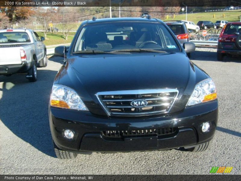 Ebony Black / Black 2008 Kia Sorento LX 4x4