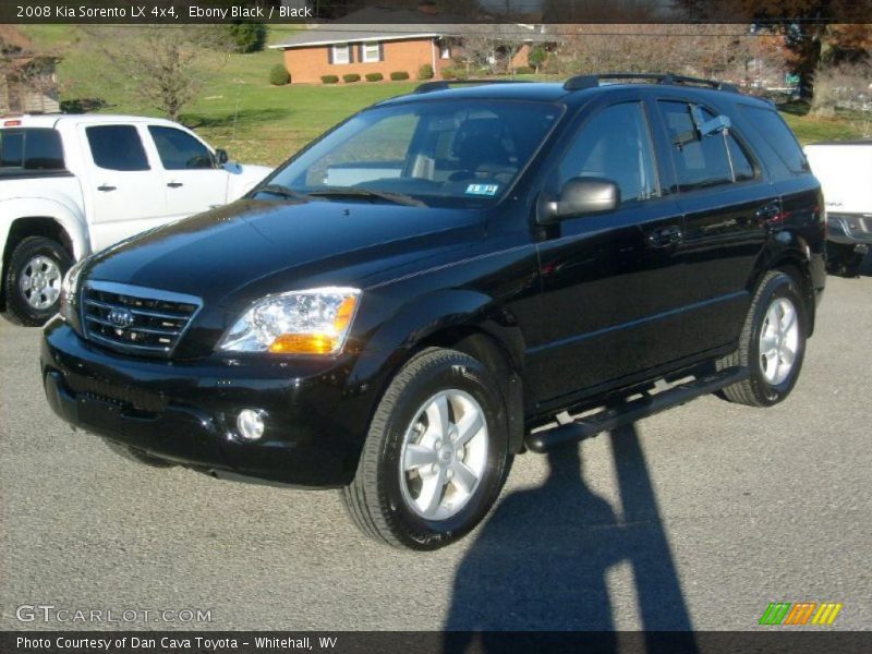 Ebony Black / Black 2008 Kia Sorento LX 4x4