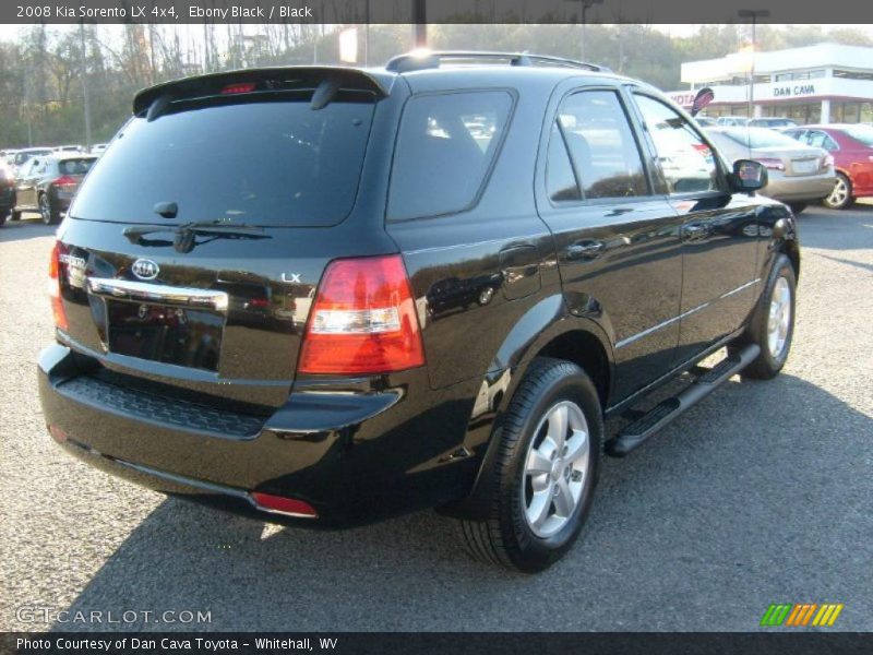Ebony Black / Black 2008 Kia Sorento LX 4x4
