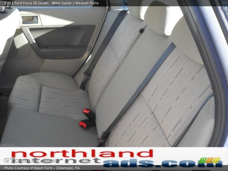 White Suede / Medium Stone 2011 Ford Focus SE Sedan