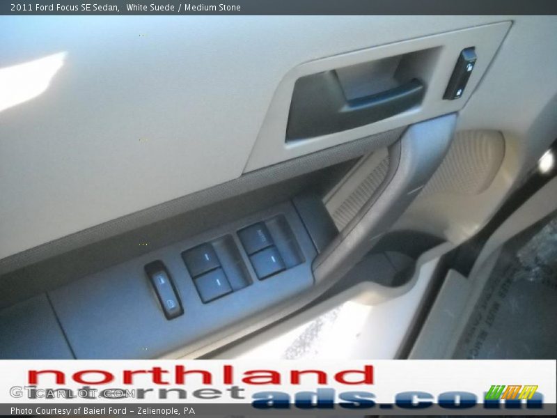 White Suede / Medium Stone 2011 Ford Focus SE Sedan