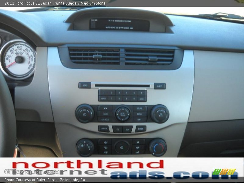 White Suede / Medium Stone 2011 Ford Focus SE Sedan