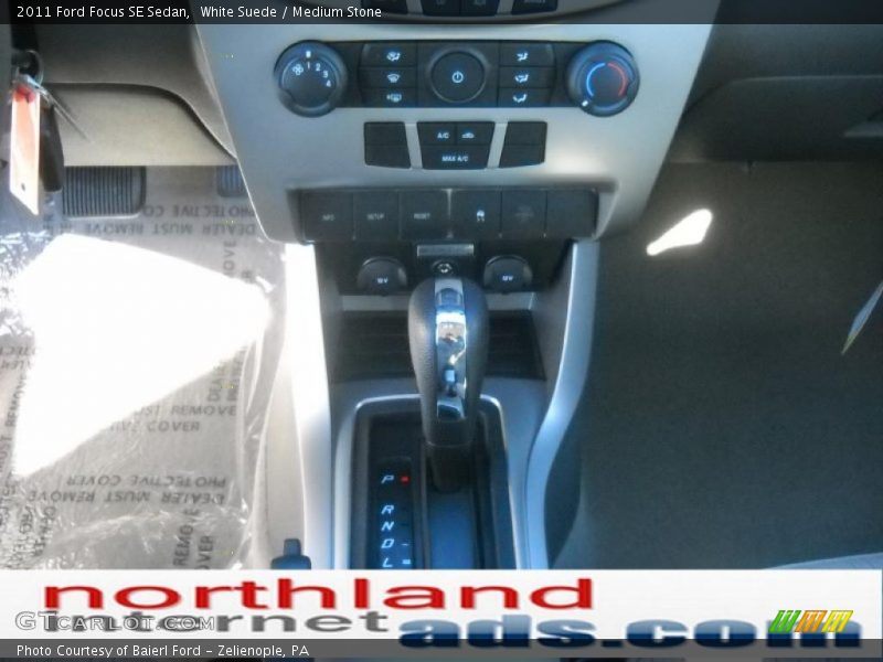 White Suede / Medium Stone 2011 Ford Focus SE Sedan