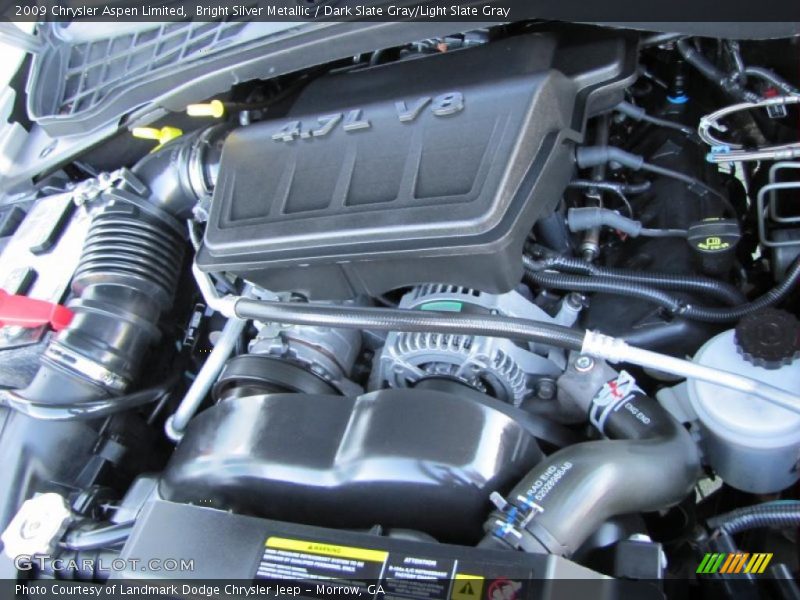  2009 Aspen Limited Engine - 4.7 Liter SOHC 16-Valve V8