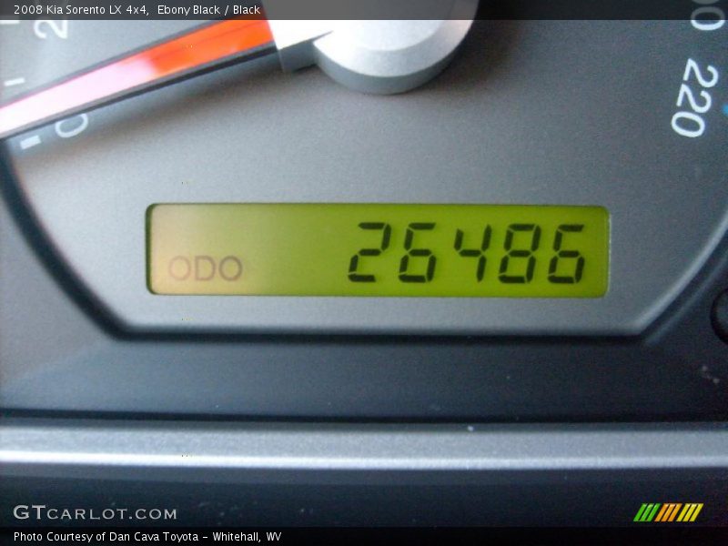 Ebony Black / Black 2008 Kia Sorento LX 4x4
