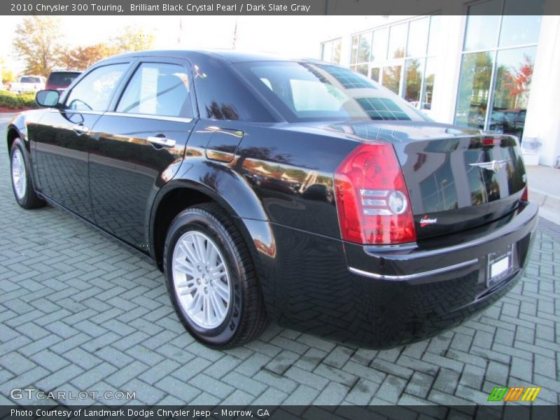 Brilliant Black Crystal Pearl / Dark Slate Gray 2010 Chrysler 300 Touring