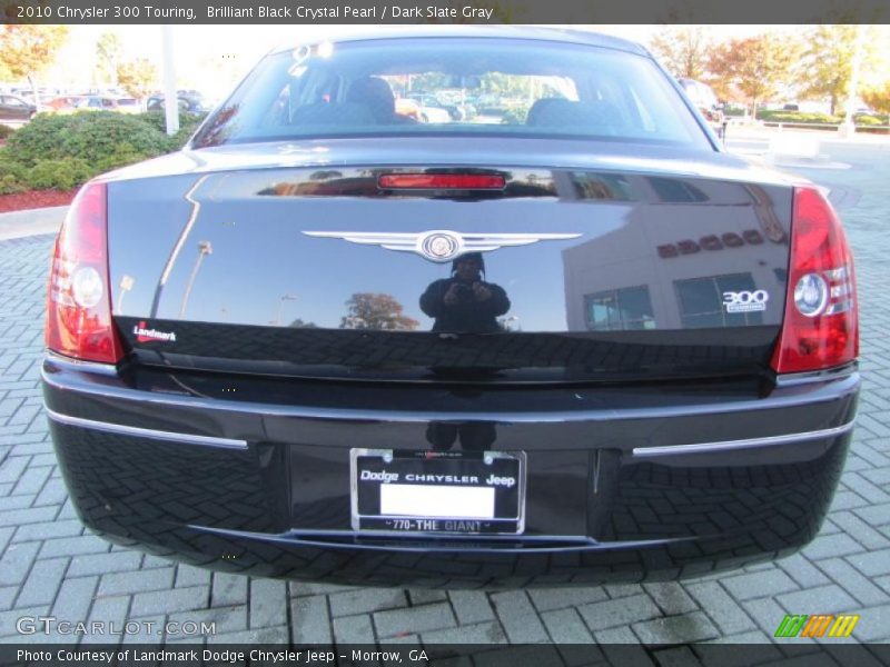 Brilliant Black Crystal Pearl / Dark Slate Gray 2010 Chrysler 300 Touring