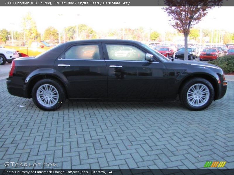 Brilliant Black Crystal Pearl / Dark Slate Gray 2010 Chrysler 300 Touring