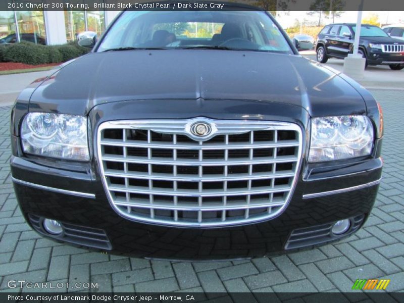 Brilliant Black Crystal Pearl / Dark Slate Gray 2010 Chrysler 300 Touring