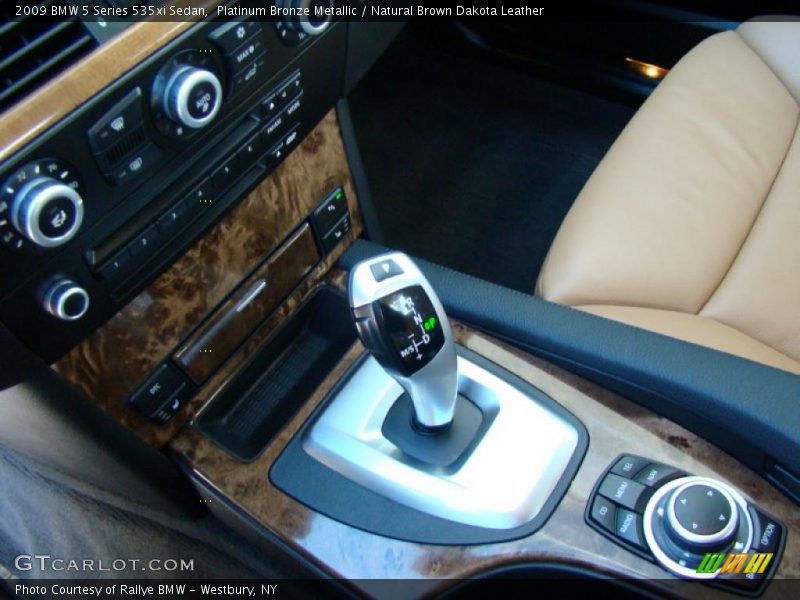 Platinum Bronze Metallic / Natural Brown Dakota Leather 2009 BMW 5 Series 535xi Sedan