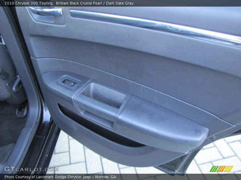Brilliant Black Crystal Pearl / Dark Slate Gray 2010 Chrysler 300 Touring