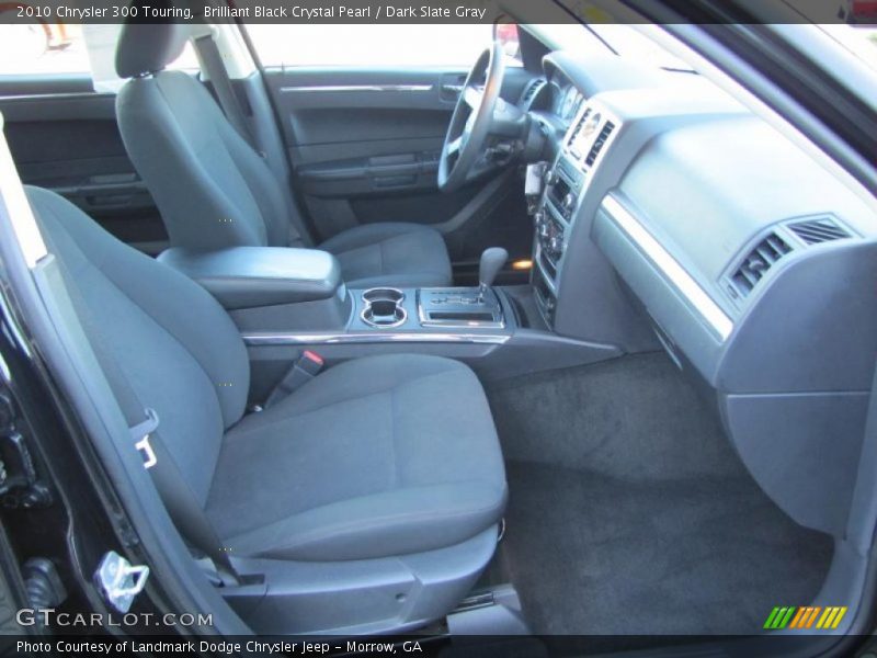 Brilliant Black Crystal Pearl / Dark Slate Gray 2010 Chrysler 300 Touring
