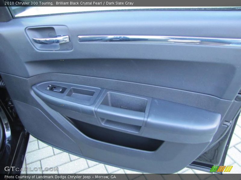 Brilliant Black Crystal Pearl / Dark Slate Gray 2010 Chrysler 300 Touring