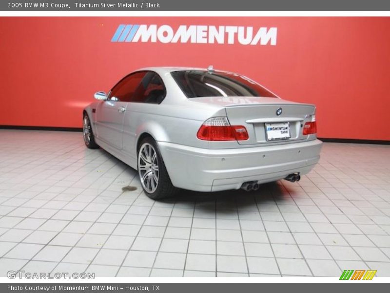 Titanium Silver Metallic / Black 2005 BMW M3 Coupe