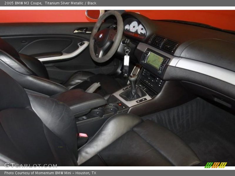 Titanium Silver Metallic / Black 2005 BMW M3 Coupe