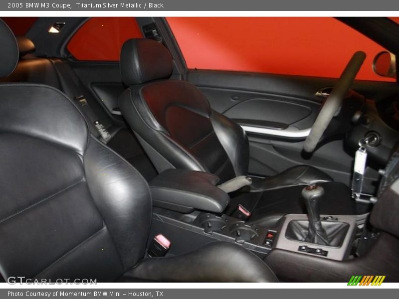 Titanium Silver Metallic / Black 2005 BMW M3 Coupe