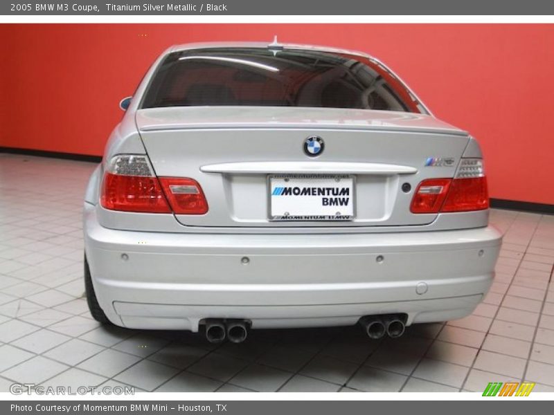 Titanium Silver Metallic / Black 2005 BMW M3 Coupe