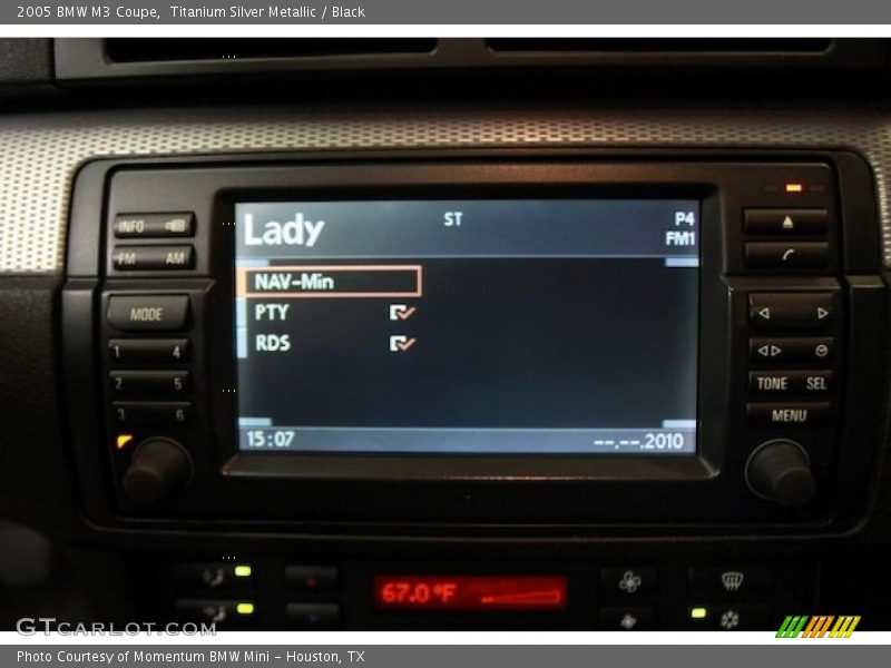 Titanium Silver Metallic / Black 2005 BMW M3 Coupe