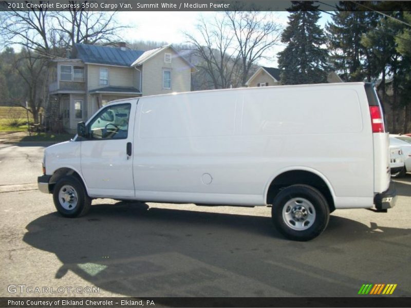 Summit White / Medium Pewter 2011 Chevrolet Express 3500 Cargo Van