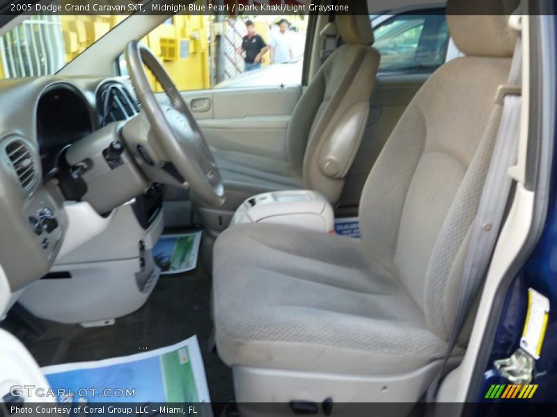  2005 Grand Caravan SXT Dark Khaki/Light Graystone Interior