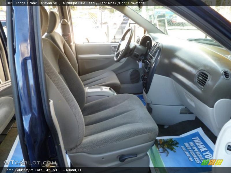 Midnight Blue Pearl / Dark Khaki/Light Graystone 2005 Dodge Grand Caravan SXT