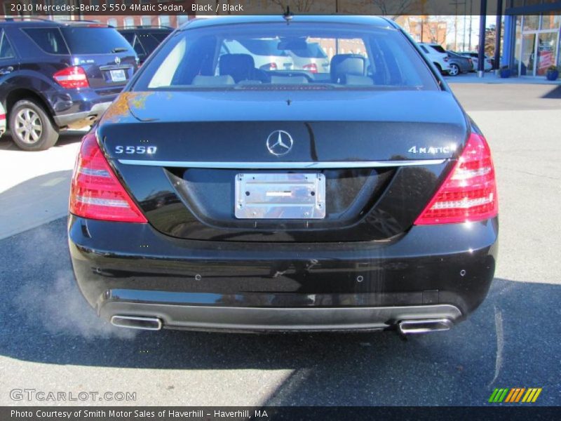 Black / Black 2010 Mercedes-Benz S 550 4Matic Sedan