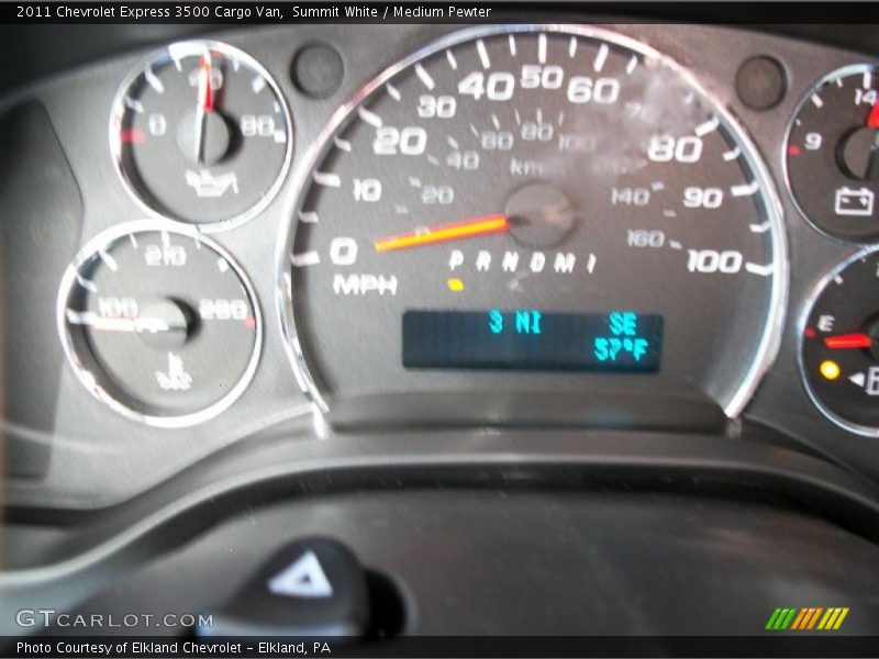 Summit White / Medium Pewter 2011 Chevrolet Express 3500 Cargo Van