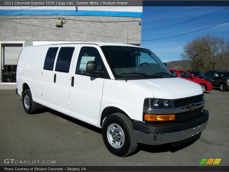  2011 Express 3500 Cargo Van Summit White
