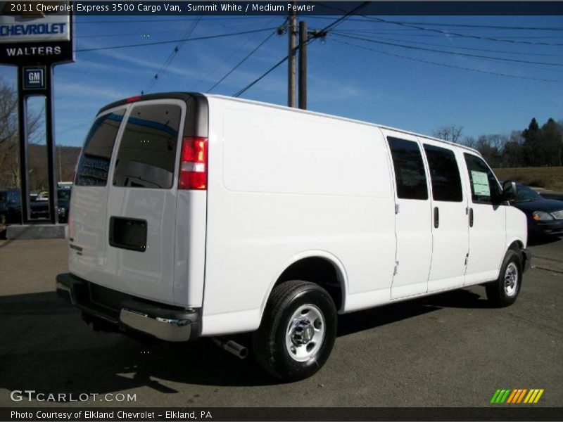  2011 Express 3500 Cargo Van Summit White
