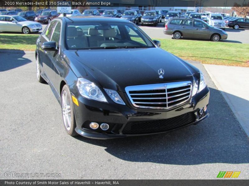 Black / Almond Beige 2010 Mercedes-Benz E 350 Sedan