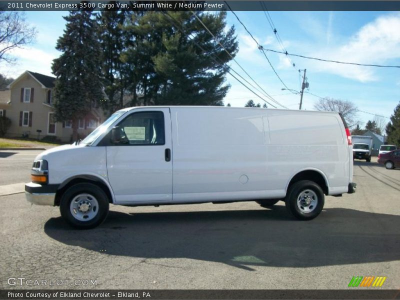 Summit White / Medium Pewter 2011 Chevrolet Express 3500 Cargo Van