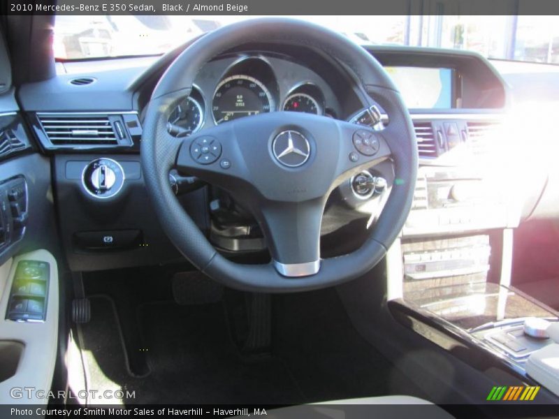 Black / Almond Beige 2010 Mercedes-Benz E 350 Sedan