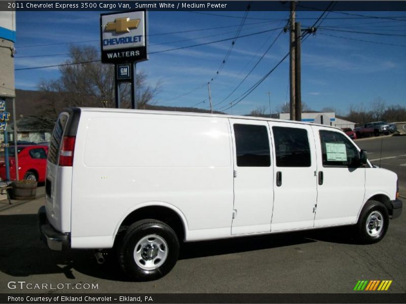 Summit White / Medium Pewter 2011 Chevrolet Express 3500 Cargo Van