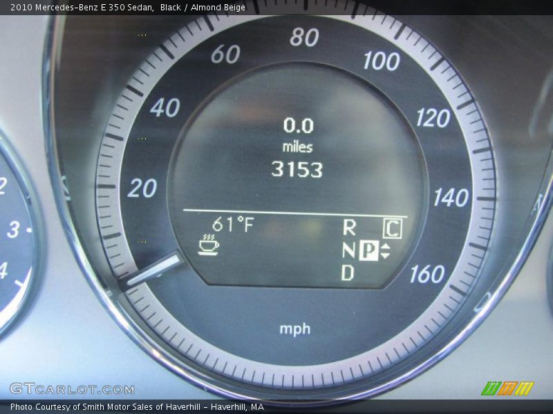 Black / Almond Beige 2010 Mercedes-Benz E 350 Sedan