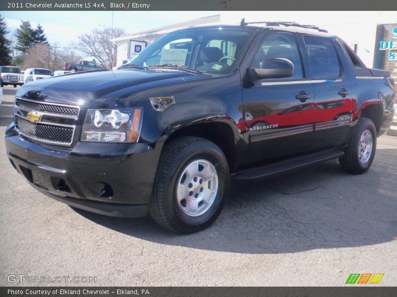 Black / Ebony 2011 Chevrolet Avalanche LS 4x4