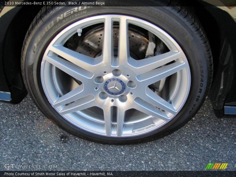 Black / Almond Beige 2010 Mercedes-Benz E 350 Sedan