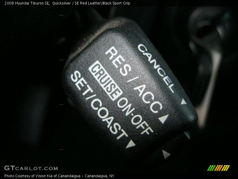 Controls of 2008 Tiburon SE