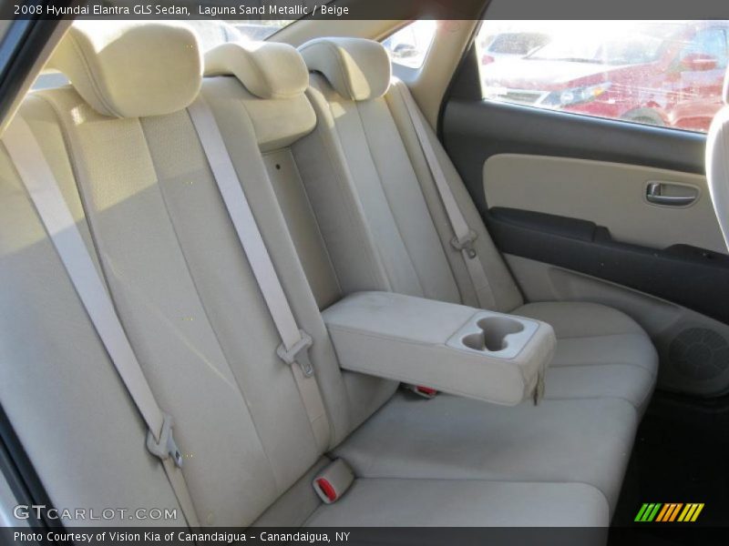  2008 Elantra GLS Sedan Beige Interior