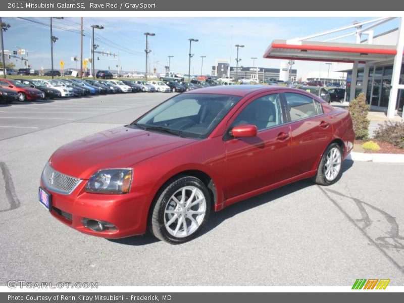 Rave Red / Gray Sport 2011 Mitsubishi Galant SE