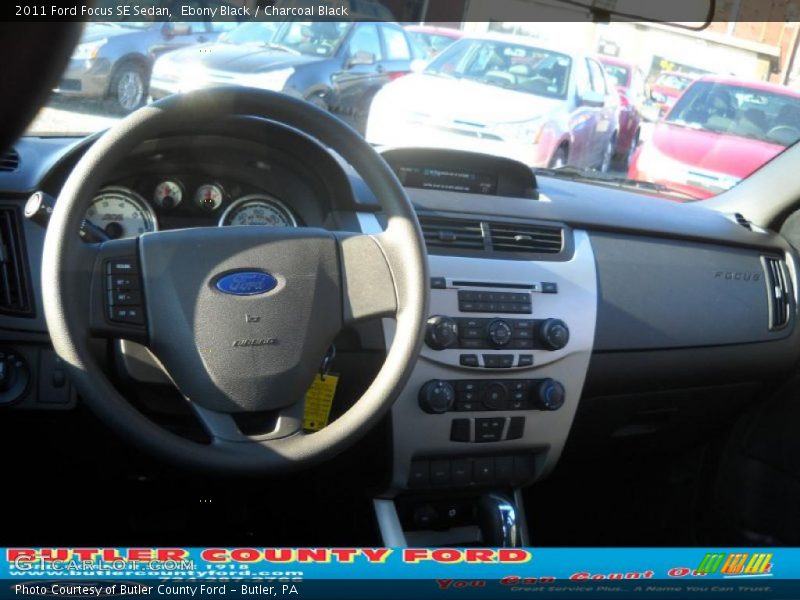 Ebony Black / Charcoal Black 2011 Ford Focus SE Sedan