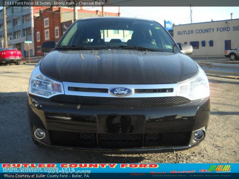 Ebony Black / Charcoal Black 2011 Ford Focus SE Sedan