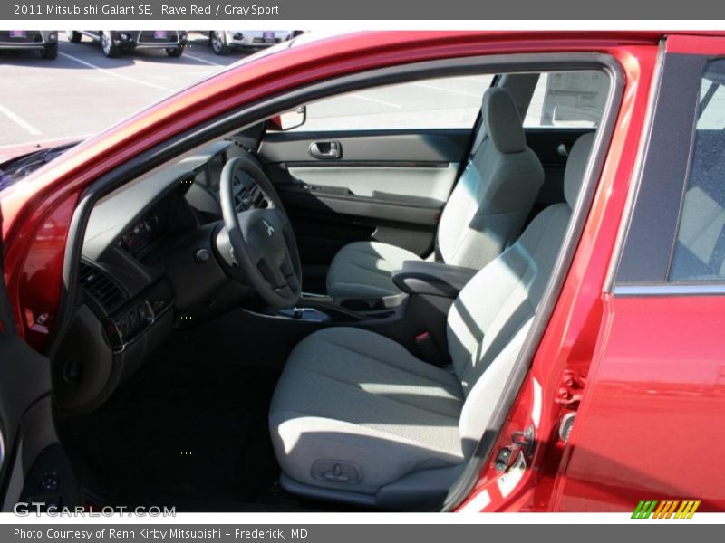 Rave Red / Gray Sport 2011 Mitsubishi Galant SE