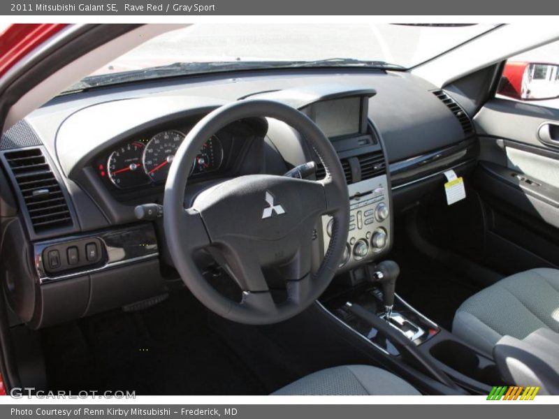 Rave Red / Gray Sport 2011 Mitsubishi Galant SE
