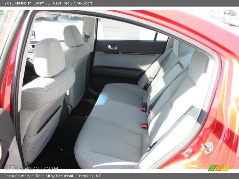 Rave Red / Gray Sport 2011 Mitsubishi Galant SE