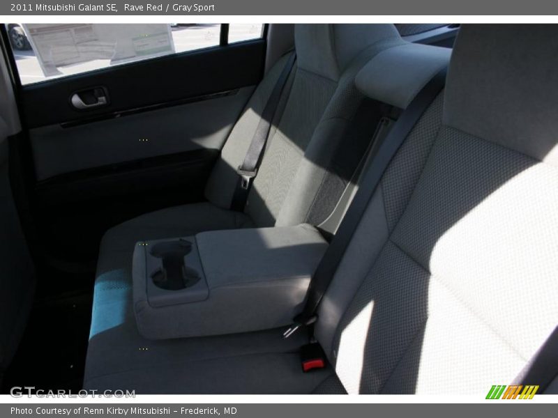 Rave Red / Gray Sport 2011 Mitsubishi Galant SE