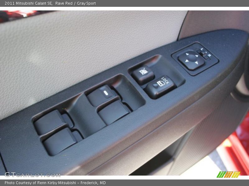 Rave Red / Gray Sport 2011 Mitsubishi Galant SE