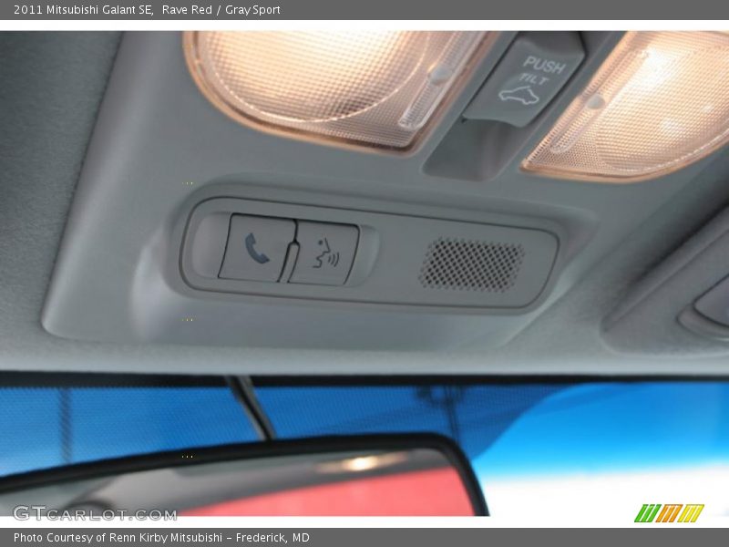 Rave Red / Gray Sport 2011 Mitsubishi Galant SE